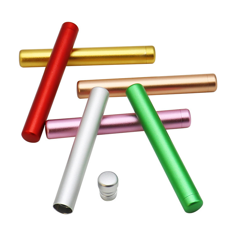 Wholesale Smoking accessories Aluminum Storage Tube