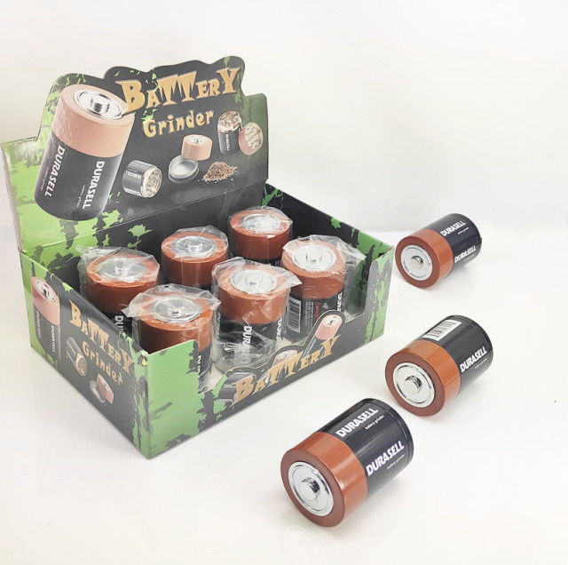2025 New Wholesale Fancy Battery Shape Grinder