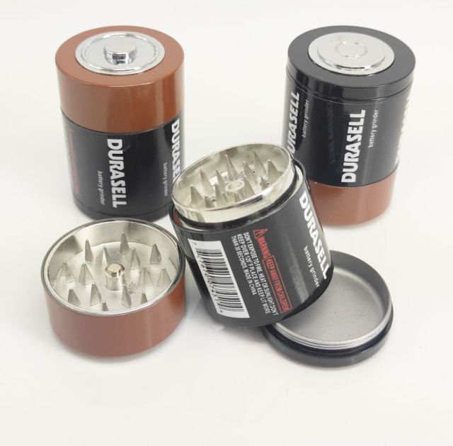 2025 New Wholesale Fancy Battery Shape Grinder