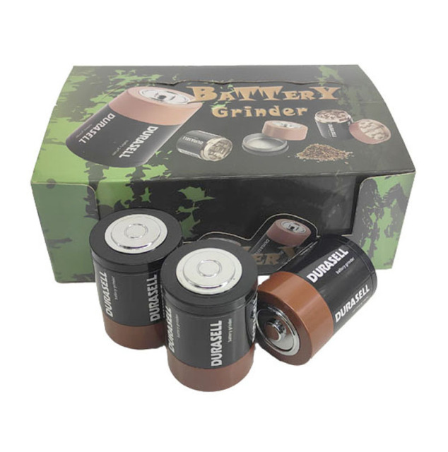 2025 New Wholesale Fancy Battery Shape Grinder