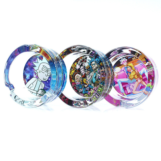 Wholesale Nice Design 8mm diameter Round Glass ashtray