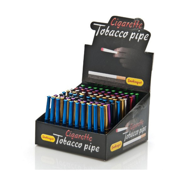 78mm metal cigarette tobacoo pipe