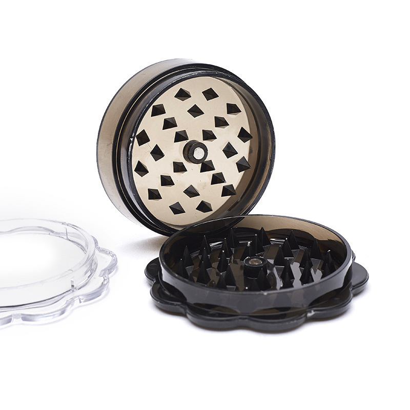 Sun Flowers Shape Plastic 60mm 3 parts Grinder