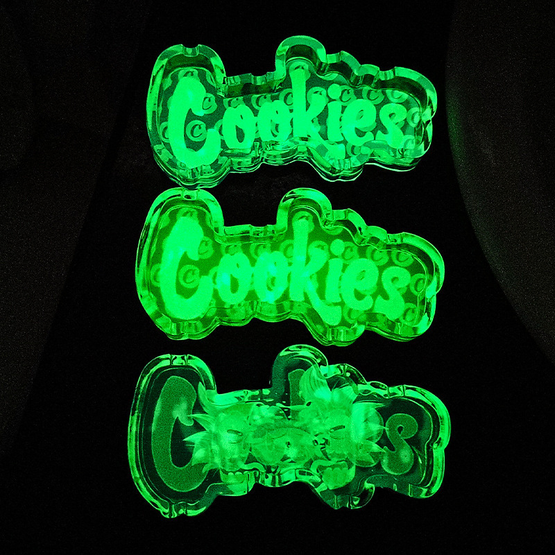 Cookies Shape Led resin Ashtray