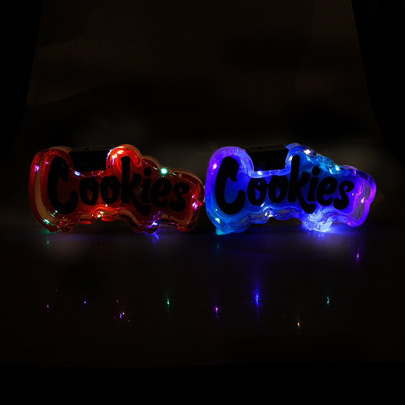 Cookies Shape Led resin Ashtray