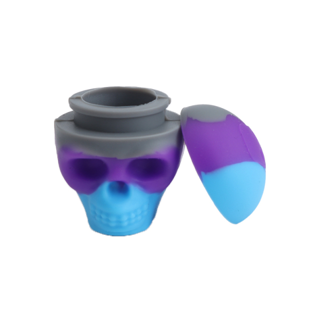 Wholesale Skull-shaped Silicone Oil Container