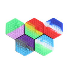 Wholesale Hexagonal Silicone Oil Container