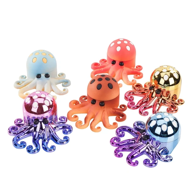 Wholesale Octopus Shape Zinc Alloy Grinder