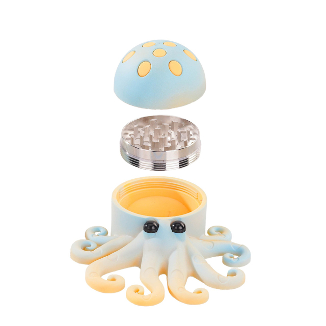 Wholesale Octopus Shape Zinc Alloy Grinder