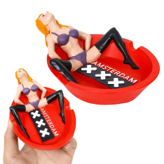 New creative resin ashtray - fashionable and individual woman-shaped ashtray
