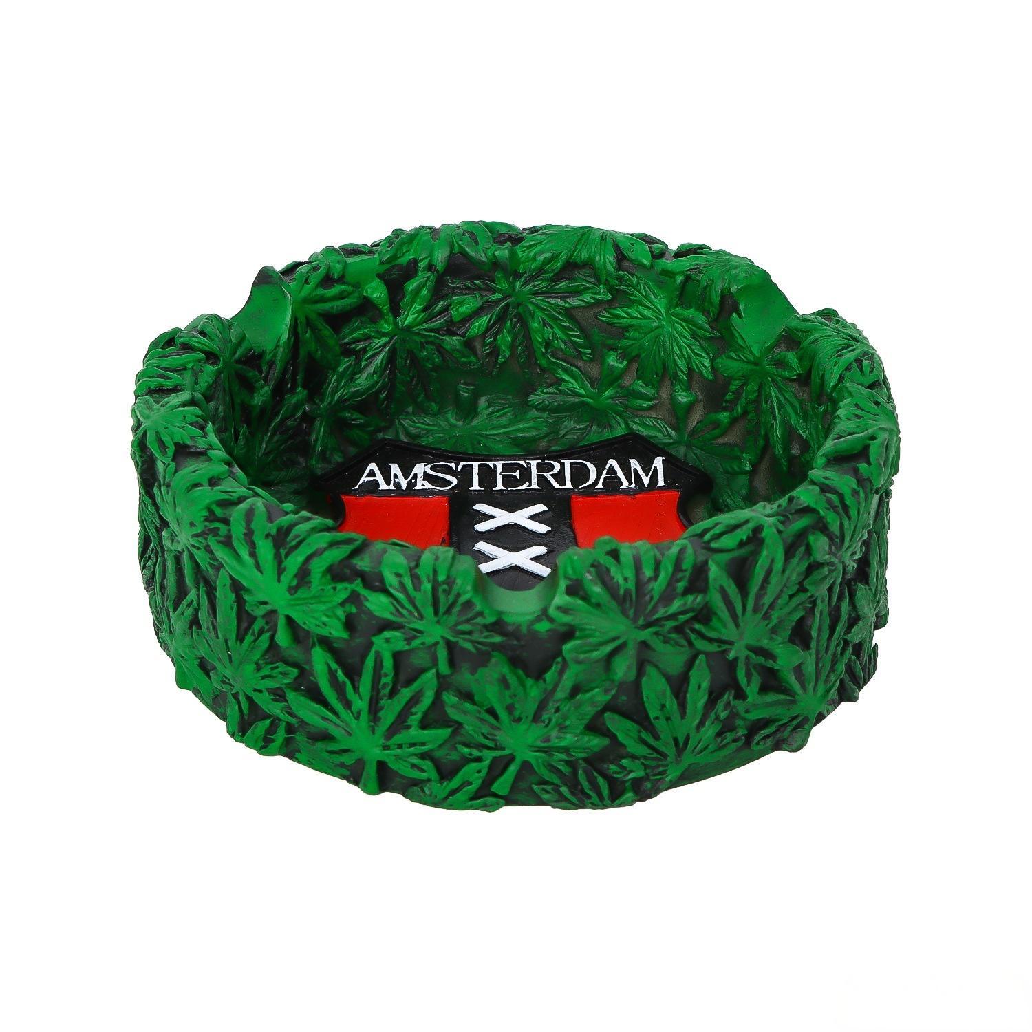 New creative resin ashtray with a fashionable and unique grassland design