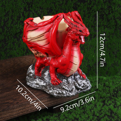 Factory direct sale of dinosaur ashtray resin creative craft three dimensional art piece three-dimensional decorative ashtray wholesale