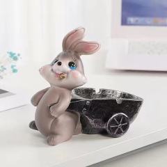 Creative and trendy ashtray with anti-flying ash design suitable for home living room Adorable dog-shaped animal ashtray home decoration 2025 new style