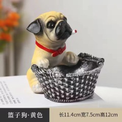 Creative and trendy ashtray with anti-flying ash design suitable for home living room Adorable dog-shaped animal ashtray home decoration 2025 new style