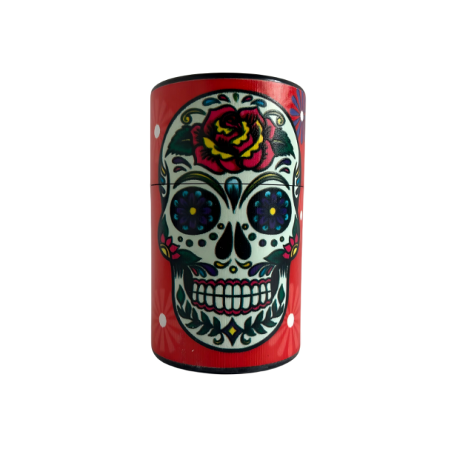 Wholesale Skull Pattern Sealed Jar with Display Box