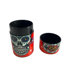 Wholesale Skull Pattern Sealed Jar with Display Box