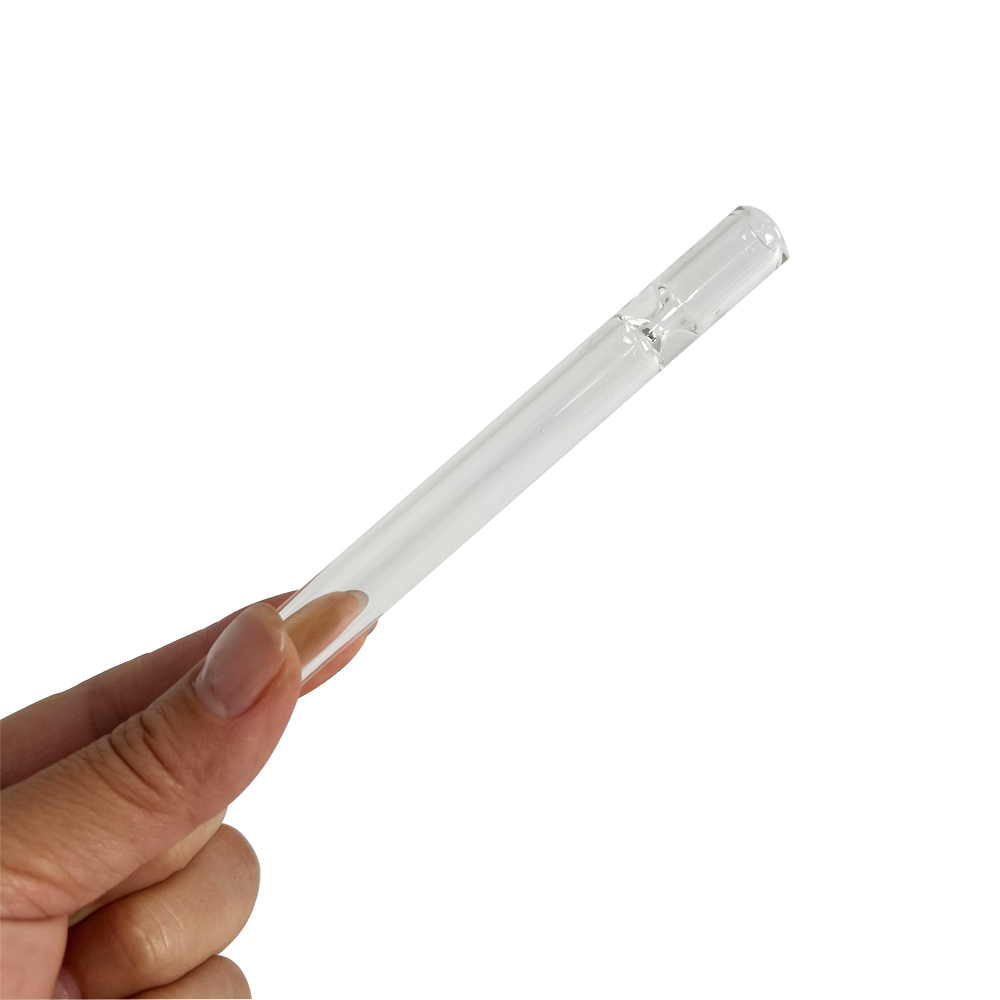 Wholesale Clear Chillum in Display Box from Honghui Smoking