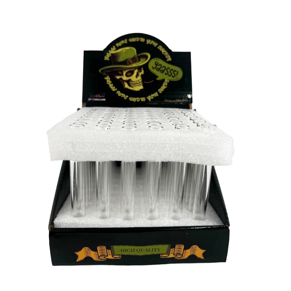 Wholesale Clear Chillum in Display Box from Honghui Smoking