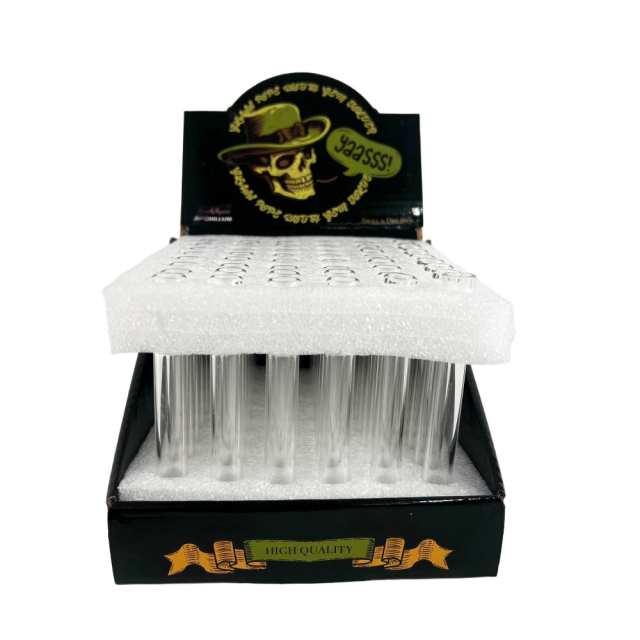 Wholesale Clear Chillum in Display Box from Honghui Smoking