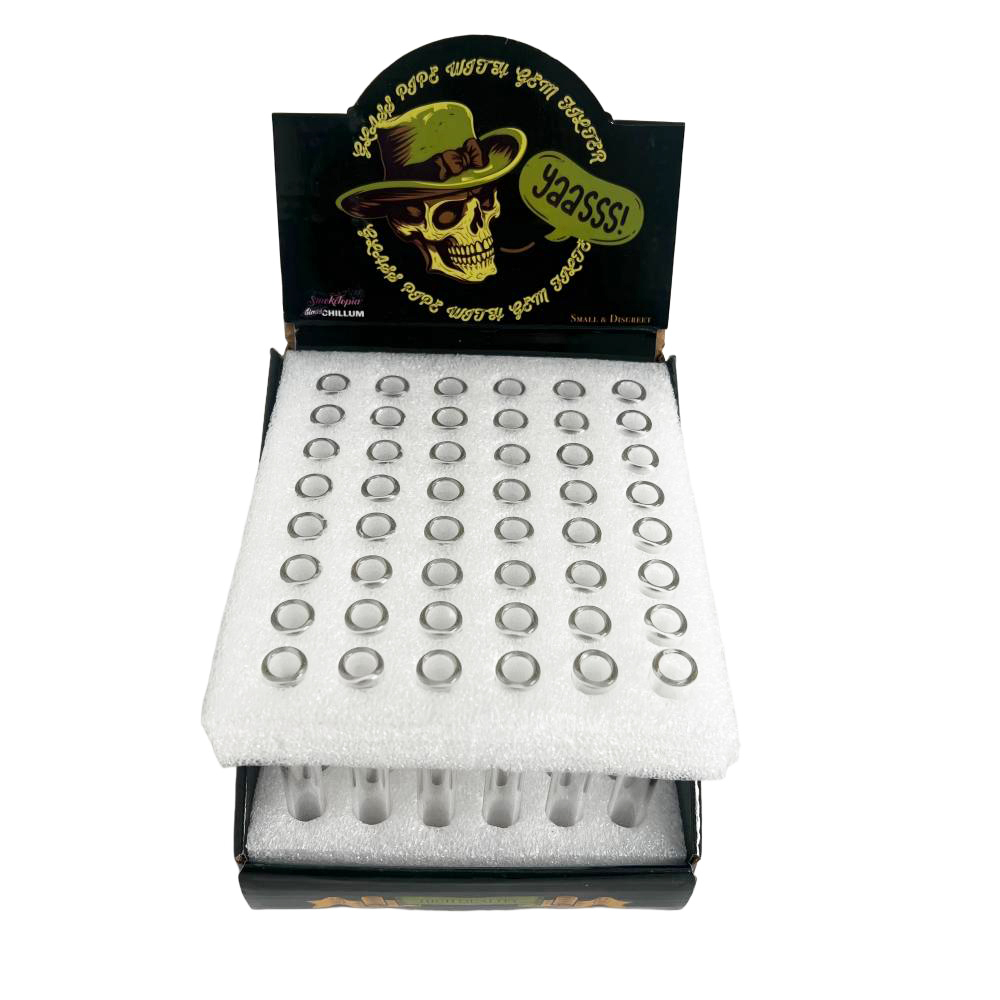 Wholesale Clear Chillum in Display Box from Honghui Smoking