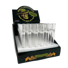 Wholesale Clear Chillum in Display Box from Honghui Smoking