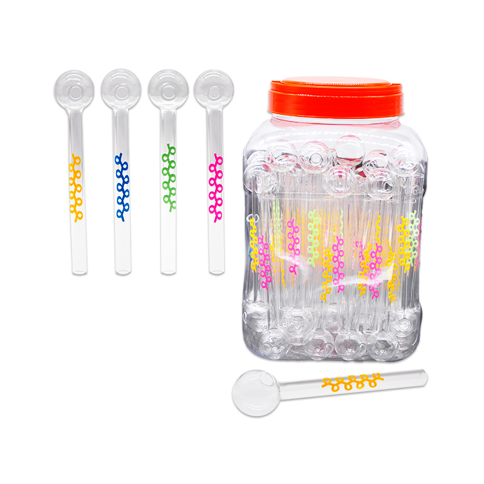 Wholesale 6 inch Oil Burner Pipe Glass Hand Pipe Smoke Pipe