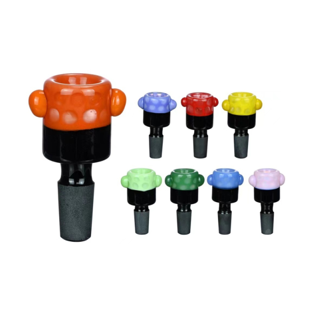 Wholesale Glass Bong Accessories Colorful 14mm Glass Bowl