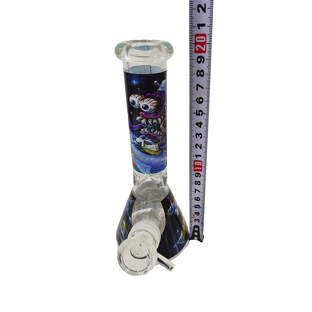 Wholesale Custom LOGO 8inch Glass Bong Waterpipe Beaker Bong