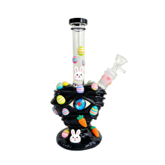 Wholesale 2026 New Heart Shaped Easter Rabbit Egg Waterpipe Glass Bong
