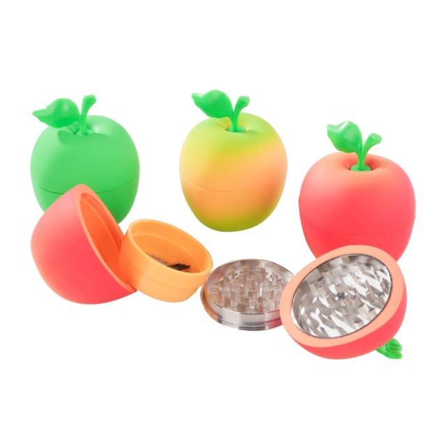 Wholesale Apple-shaped Herb Grinder from Honghui Smoking