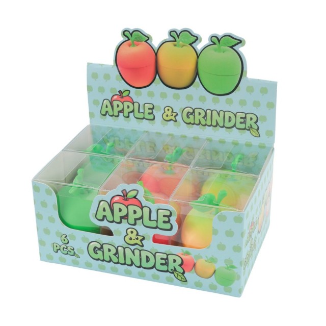 Wholesale Apple-shaped Herb Grinder from Honghui Smoking