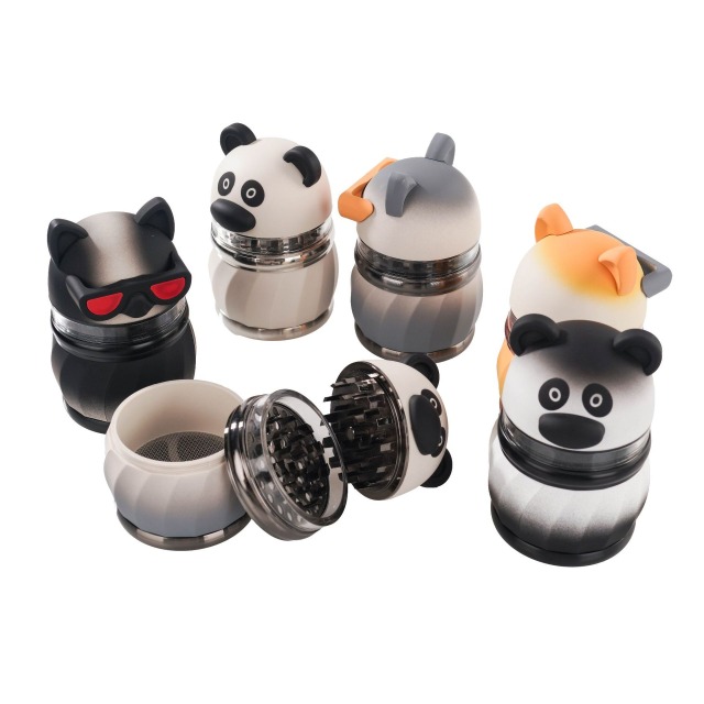 Wholesale Creative Panda Design Herb Grinder Weed Grinder