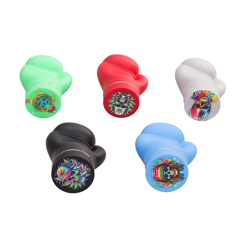Wholesale Unique Boxing Gloves Design Zinc Alloy Herb Grinder Weed Grinder