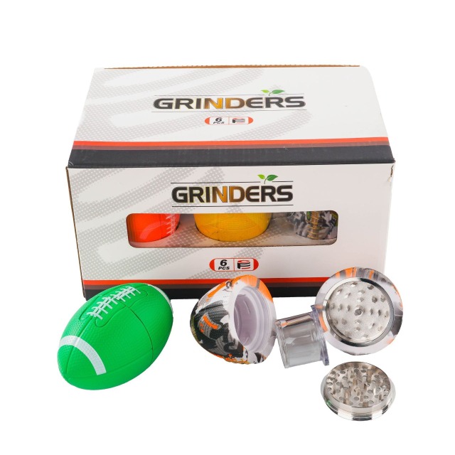 Wholesale Creative Rugby Design Herb Grinder Weed Grinder