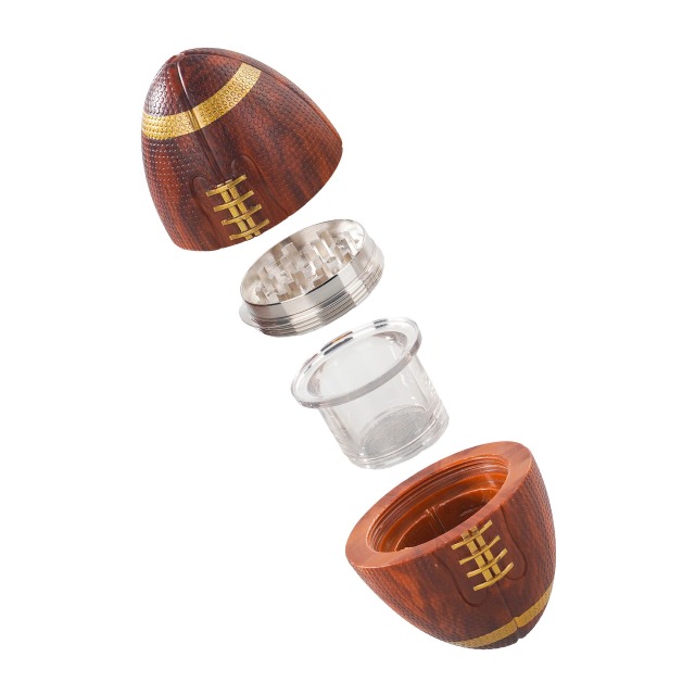 Wholesale Creative Rugby Design Herb Grinder Weed Grinder