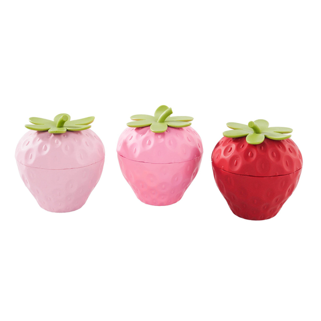 Wholesale Cute Strawberry Design Plastic Zinc Alloy Herb Grinder Weed Grinder