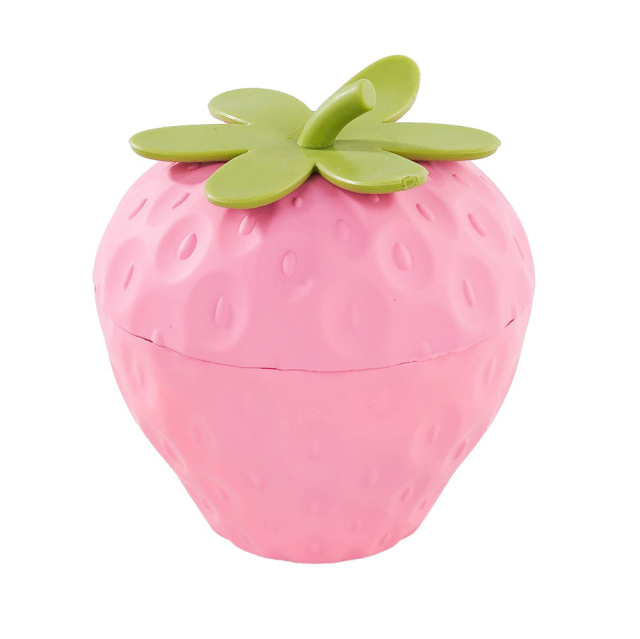 Wholesale Cute Strawberry Design Plastic Zinc Alloy Herb Grinder Weed Grinder