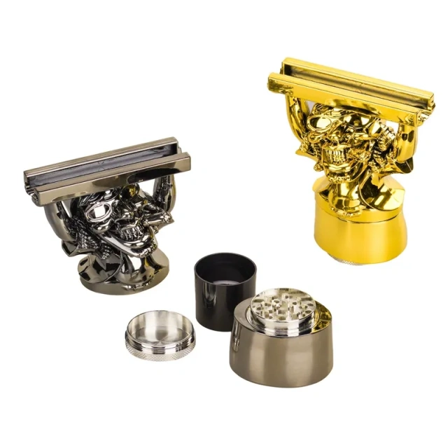 Wholesale Hot-selling Jamaica Style Zinc Alloy Herb Grinder Weed Grinder