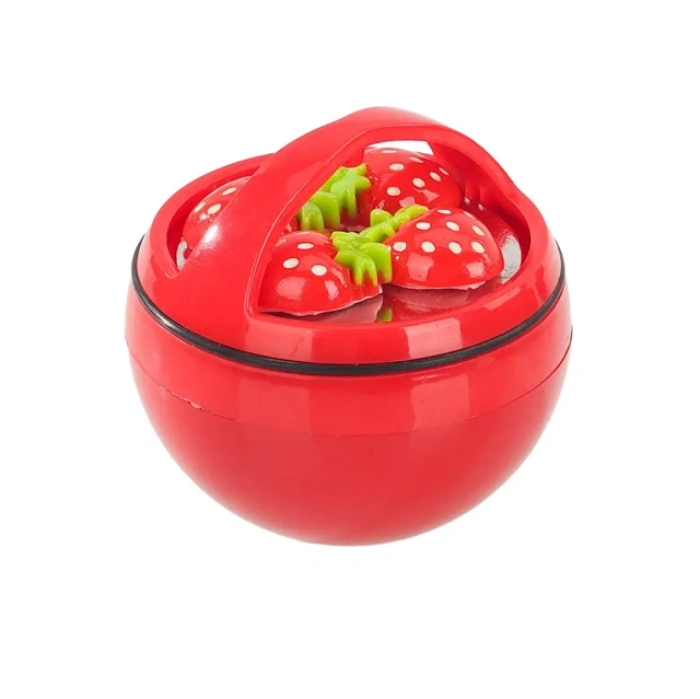 Wholesale Cute Strawberry Basket Design Herb Grinder Weed Grinder