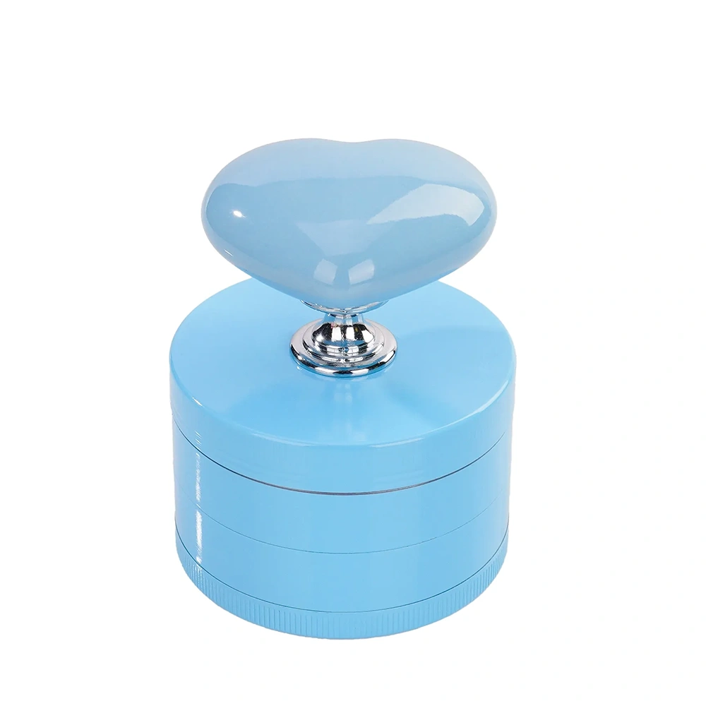 Wholesale Sweet Heart Shaped Design Zinc Alloy Herb Grinder Weed Grinder