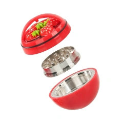 Wholesale Cute Strawberry Basket Design Herb Grinder Weed Grinder