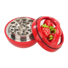 Wholesale Cute Strawberry Basket Design Herb Grinder Weed Grinder