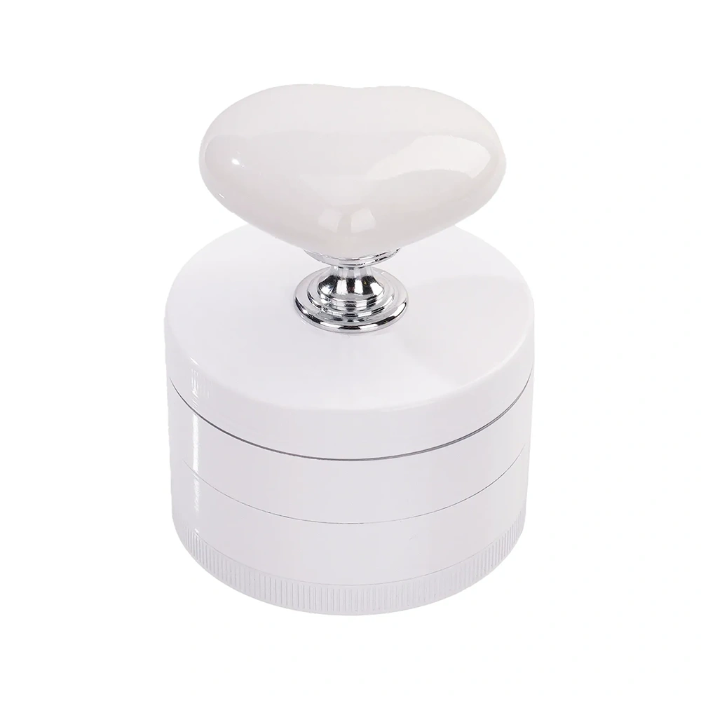 Wholesale Sweet Heart Shaped Design Zinc Alloy Herb Grinder Weed Grinder
