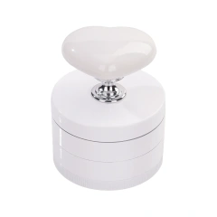 Wholesale Sweet Heart Shaped Design Zinc Alloy Herb Grinder Weed Grinder