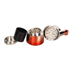 Wholesale Electroplated Colored Pig Design Herb Grinder Weed Grinder