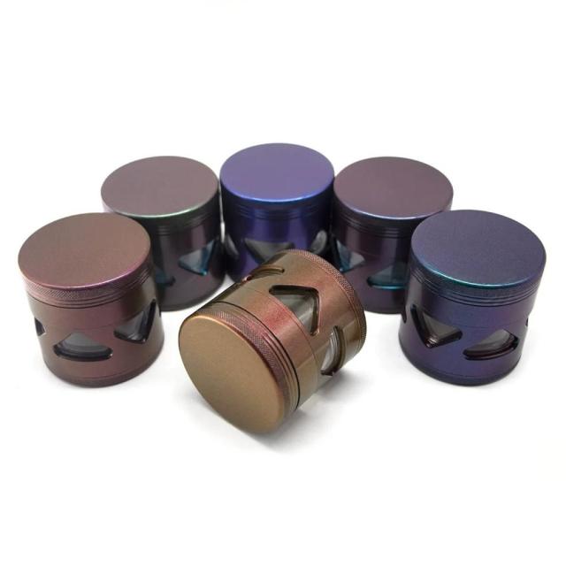 Honghui Smoking Wholesale Color-Changing Chameleon Metal Grinder