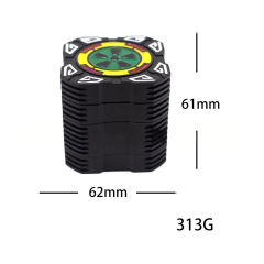 Wholesale Creative Square Shape Metal Aluminum Alloy Herb Grinder Weed Grinder