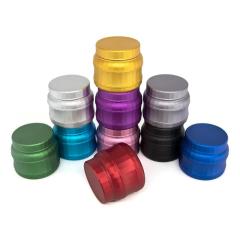 Wholesale Popular 63mm-4parts Aluminum Alloy Weed Grinder