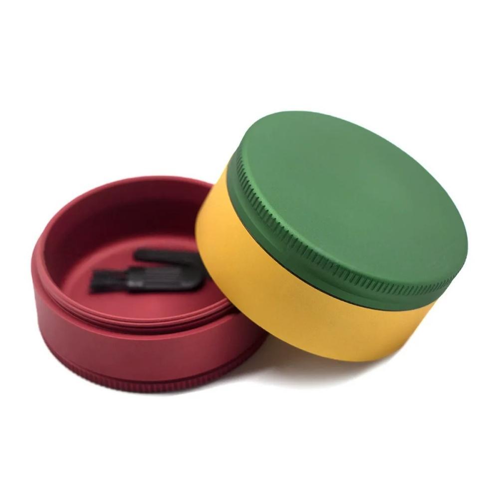 Wholesale 70mm-3parts Aluminum Alloy Herb Grinder Weed Grinder