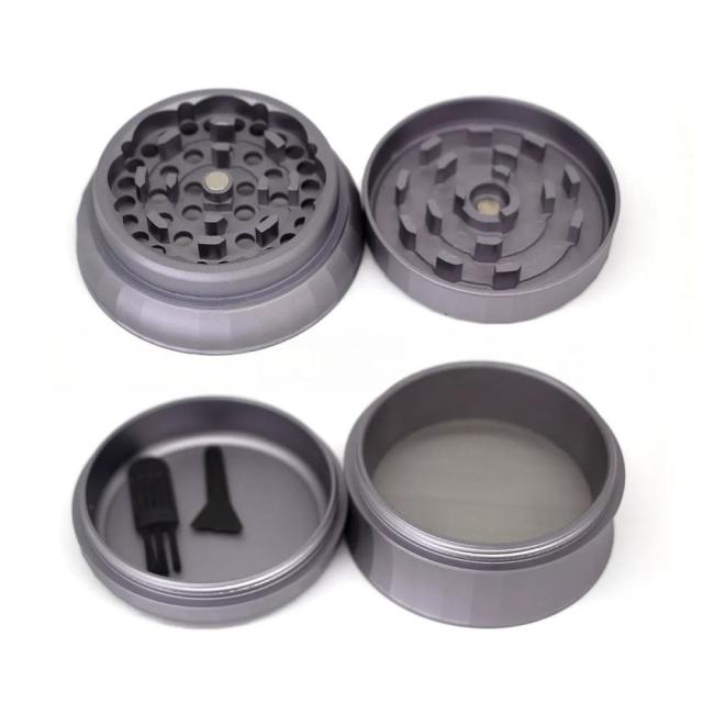 Wholesale Popular 63mm-4parts Aluminum Alloy Weed Grinder